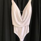Body Branco Decotado