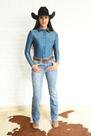 Body camisaria puro luxo ref124 azul petroleo
