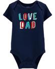 Body Carter's Love Dad” azul marinho 12 meses Body Carter's Love Dad” azul marinho 12 meses
