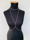 Body chain colar corporal corrente de corpo Ouro e Prata