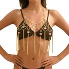 Body Chain Gold Luxury, borla multicamada para mulheres