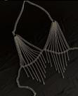 Body Chain Sutiã de correntes com franjs Ouro e Prata