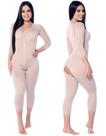 Body Cinta Macaquinho Longo Pós Cirúrgico Operatório Lipoaspiração Lipoescultura Abdominoplastia Pernas Braços Manga 221 Body Cinta Macaquinho Longo Pós Cirúrgico Operatório Lipoaspiração Lipoescultura Abdominoplastia Pernas Braços Manga 221