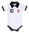 Body Corinthians Polo Branco Torcida Baby
