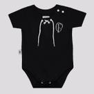 Body Corinthians Vintage Infantil Preto