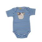 Body creep baby estampado menino g veste 06 a 09 meses