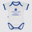 Body Cruzeiro Nasci Lindo Infantil Branco