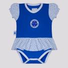 Body Cruzeiro Saia Infantil Azul e Branco