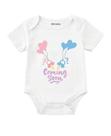 Body de bebê Glimnerize Anúncio de Gravidez 0 a 3 Meses