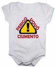 Body de bebê manga curta estampa perigo vovô ciumento Body de bebê manga curta estampa perigo vovô ciumento