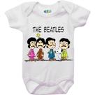Body de Bebê Personalizado Banda de Rock Beatles 1