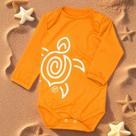 Body de Bebê Proteção UV50+ Manga Longa Com Estampa Verão