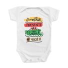 Body de Bebê Roupinha Melhor Presente de Natal Você Temático Comemoração Menino Menina Unisex