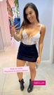 body de renda com aro V