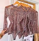 Body de Tule Animal Print