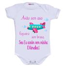 Body Divertido - Avião Sem Asa Dinda Menina