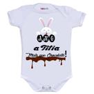 Body Divertido - Páscoa - Amo Titia Mais Que Chocolate