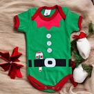 Body Elfo Verde Natalino Mesversário Roupinha de bebê Natal Festas Menina Menino Body Elfo Verde Natalino Mesversário Roupinha de bebê Natal Festas Menina Menino