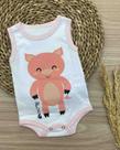 Body Estampa Pig