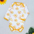 Body Estampado Sol em Aquarela - Toque Suave e Charmoso Body Estampado Sol em Aquarela - Toque Suave e Charmoso