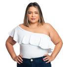 Body Feminino Babado Adulto Ombro A Ombro Country Ciganinha Plus Size Collant Bory Suplex Body Feminino Babado Adulto Ombro A Ombro Country Ciganinha Plus Size Collant Bory Suplex