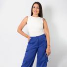 Body Feminino Canelado Regata Basico Social Moda Casual