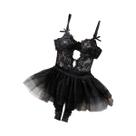 Body Feminino De Renda Com Alça Fina E Costas Abertas, Conjunto De 2 Peças Sexy De Verão Yimunancy