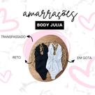 Body Feminino Decote Tecido Anarruga