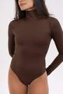Body Feminino manga longa gola alta Cacharrel Segunda Pele Suplex Premium Moda Bory Bore