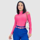 Body feminino manga longa gola alta ombro vazado inverno Body feminino manga longa gola alta ombro vazado inverno