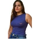 Body Feminino Moiadeiros Regata Azul