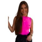 Body Feminino Moiadeiros Regata Rosa Neon