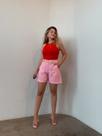Body Feminino Poliamida Liso Nadador Regata Sarah