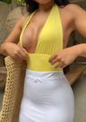 Body Feminino Poliamida Multiformas com Alças de Amarrar Ajustáveis Body Feminino Poliamida Multiformas com Alças de Amarrar Ajustáveis