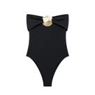 Body Feminino Preto - Sem Mangas, Decote Ombro a Ombro - Sexy e Ajustado