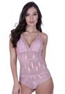 Body Feminino Renda Decote Profundo com Forro sem Bojo - C10 BODY LUIZA Body Feminino Renda Decote Profundo com Forro sem Bojo - C10 BODY LUIZA