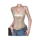 Body Feminino Sexy Sem Mangas, Ajuste Justo, Com Renda, Cor Sólida, Moda Casual De Verão