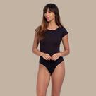 Body Feminino Trituê Preto Decote Casual Luxo Marca