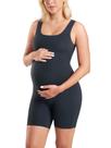 Body Gestante MOMANDA Regata com Decote Quadrado Azul Marinho M