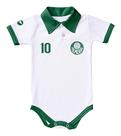 Body Gola Polo Macacão Infantil Palmeiras Para Bebê Time de Futebol Oficial Body Gola Polo Macacão Infantil Palmeiras Para Bebê Time de Futebol Oficial
