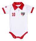 Body Gola Polo Macacão Infantil São Paulo Para Bebê Time de Futebol Oficial