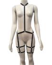 Body harness lunatic preto Almah Fashion