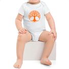Body infantil Arvore da vida laranja Body infantil Arvore da vida laranja