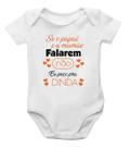 Body Infantil Bebê Eu peço pra dinda personalizavel