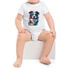 Body infantil Border Collie Watercolor Arte