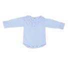 Body Infantil com Gola e Punho de Renda Body Infantil com Gola e Punho de Renda
