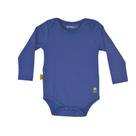 Body Infantil com Proteção Solar UV 50+ Manga Longa Azul Real Vitho M