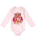 Body Infantil com Strass Trick Nick Rosa
