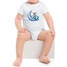 Body infantil Cute Elefante dormindo na Lua