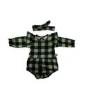 Body infantil + faixa de cabelo - estampa ideal para o Natal marca Raccon